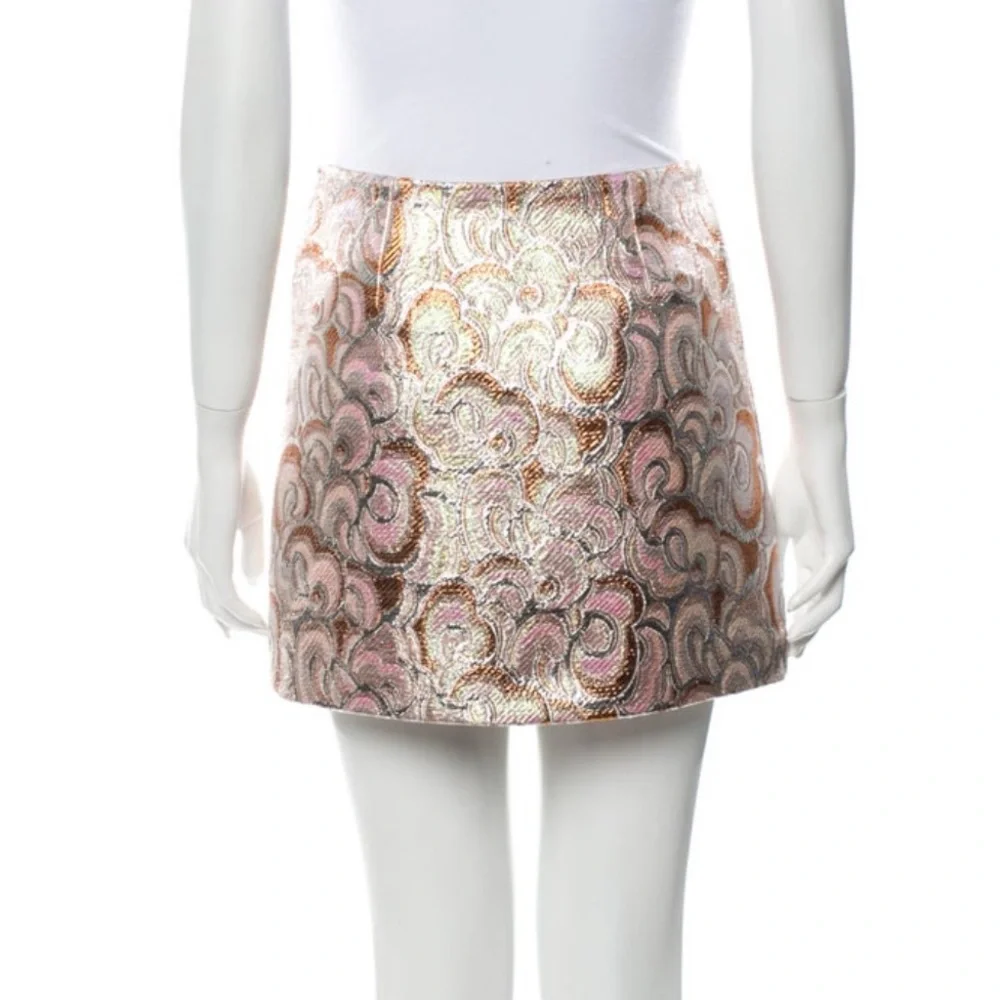 Miu Miu printed mini skirt